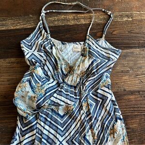 O’Neill | Leelee Light Beige Print Wrap Dress S